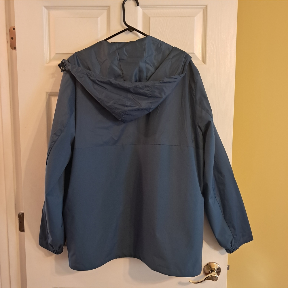 NWT Men's Lee Navy Blue Windbreaker Size XL - Picture 2 of 4